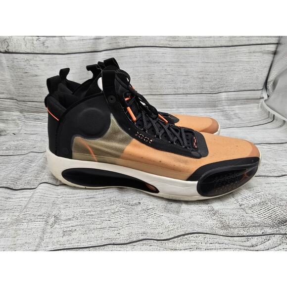 Nike Air Jordan 34 Amber Rise Sneaker Shoe Size 16. AR3240-800